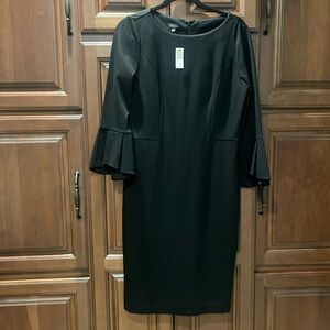 Talbots- Black knee length dress